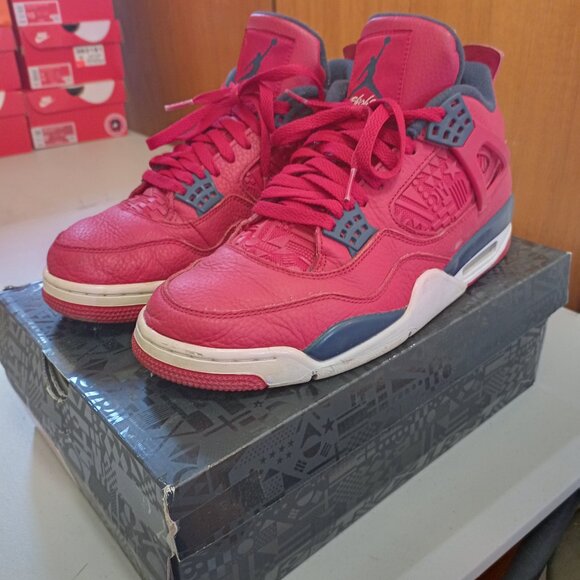 Size 10.5 - Air Jordan 4 Retro FIBA og box excellent condition - Picture 9 of 13